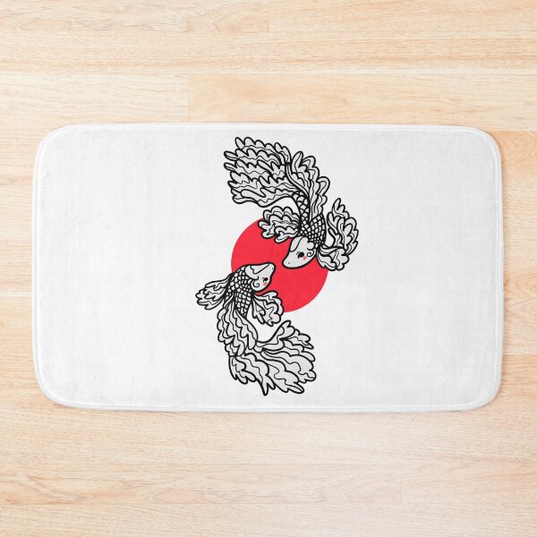 Item preview, Koi Carp Japanese Art Fish Yin Yang designed and sold by LuminOrb.