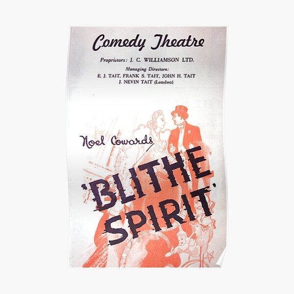 Day 178 | 365 Day Creative Project "Blithe Spirit" Poster