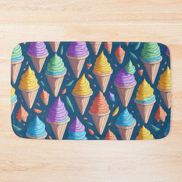 Item preview, Summer Ice Cream Cones Colorful Pattern  designed and sold by Zazizu.
