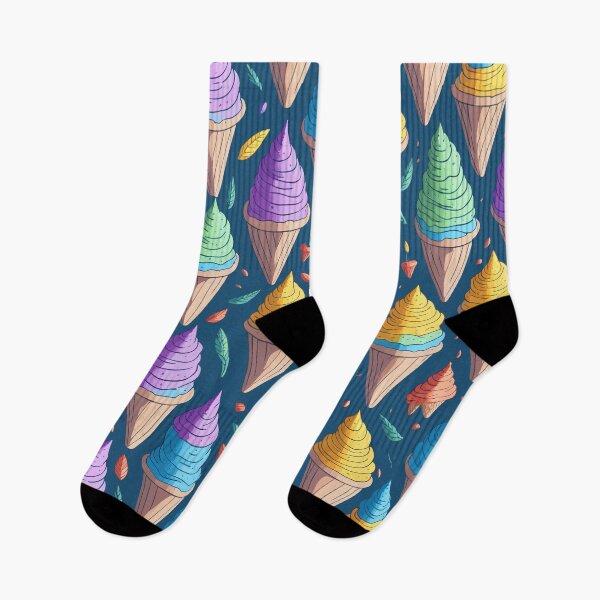 Item preview, Summer Ice Cream Cones Colorful Pattern  designed and sold by Zazizu.