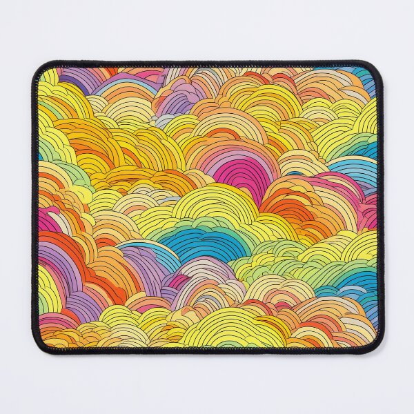 Item preview, Rainbow Yarns: Colorful Looping Pattern designed and sold by ZenHorn.