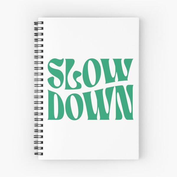 Item preview, slow down, self love green Y2K Retro funky 90s design tee shirt tote designed and sold by LucyfromMilol.