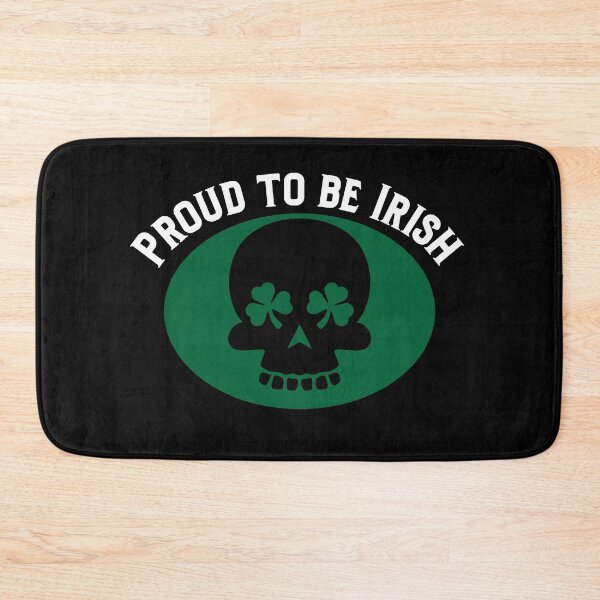 Item preview, St Patricks Day Skull and Shamrock Proud to be Irish Design designed and sold by Neadski.