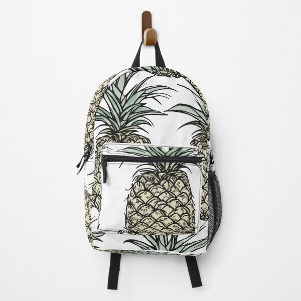 Item preview, Juicy Pineapple for Summer and Yumminess Pineapple Colored Line Art Pattern designed and sold by EmilyFNM3D.