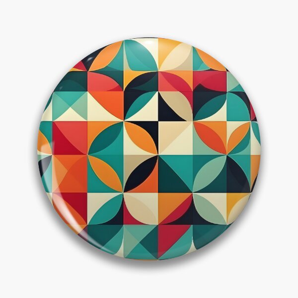 Item preview, Vintage Geometric Colorful Pattern designed and sold by brindled.