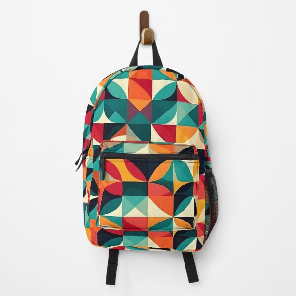 Artikelvorschau, Vintage geometrisches buntes Muster entworfen und verkauft von brindled.