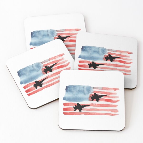 Item preview, planes square with american flag designed and sold by LannisterOnMars.