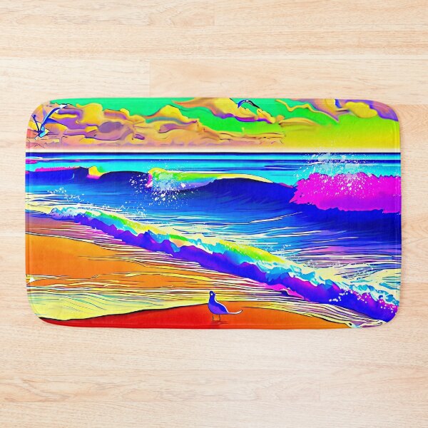 Item preview, Twilight Beach Pop Art Landscape designed and sold by LaRoach Digital Arts.