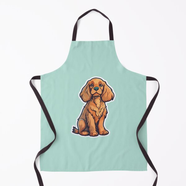 Item preview, Cute Cuddly Cartoon Brown Cocker Spaniel Design for Dog Lovers designed and sold by Stickerpets.