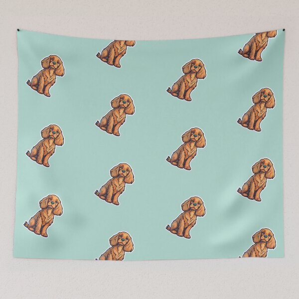 Item preview, Cute Cuddly Cartoon Brown Cocker Spaniel Design for Dog Lovers designed and sold by Stickerpets.
