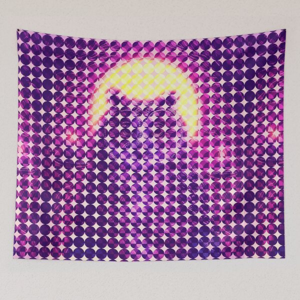 Item preview, Abstract circles pattern - "Purple owl" designed and sold by Hemindway.