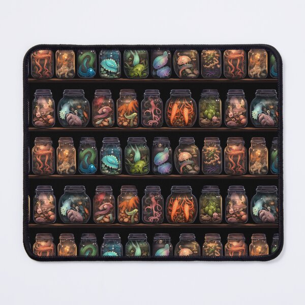 Item preview, Alien, sea creatures, in a jar designed and sold by Arti_choke.