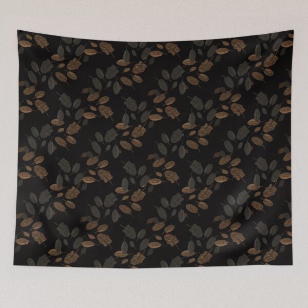 Item preview, TAUPE BRONZE Floating Leaves designed and sold by ZENDYtechSTYLE.