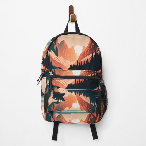 Item preview, Dolomites, Mountains, Italy, Lake, amazing landscape illustration, Lago di Braies designed and sold by Brewyart Creative Design.
