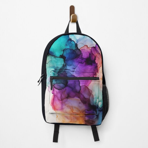 Artikelvorschau, Regenbogeneffekt - Abstrakte Kunst mit Alkoholtinte entworfen und verkauft von inkvestor.