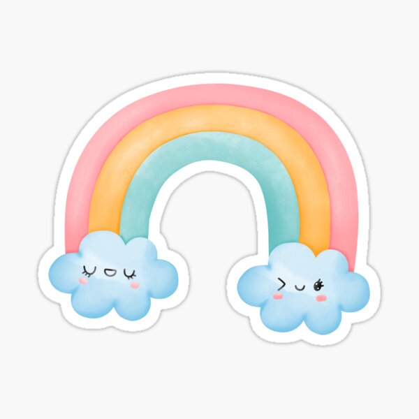 Artikel-Vorschau von Einen Farbtupfer mit einem Regenbogenaufkleber hinzufügen – zwinkern, designt und verkauft von SME-Store.