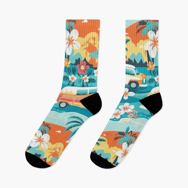 Item preview, Hawaiian Heat: A Bold and Colorful Hawaiian Pattern with a Vintage Twist designed and sold by SeamlessGuru.