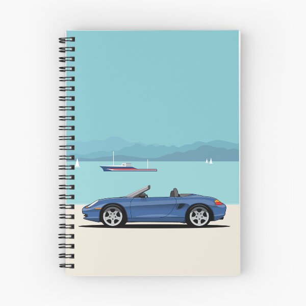 Item preview, Porsche 986 Boxster Seaside Illustration poster designed and sold by blackdogshop.