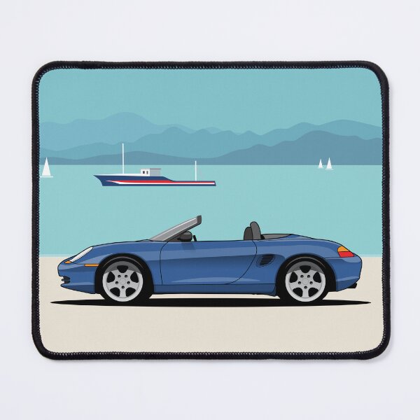 Item preview, Porsche 986 Boxster Seaside Illustration poster designed and sold by blackdogshop.