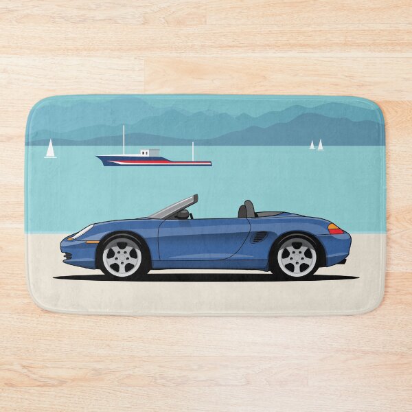 Item preview, Porsche 986 Boxster Seaside Illustration poster designed and sold by blackdogshop.