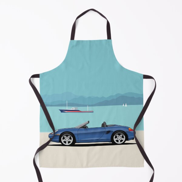 Item preview, Porsche 986 Boxster Seaside Illustration poster designed and sold by blackdogshop.