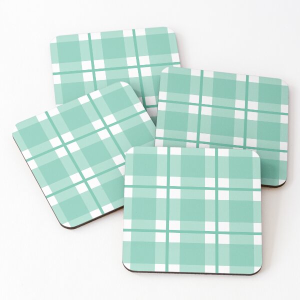 Item preview, Aqua Gingham Plaid check  designed and sold by LittleBettyMakes.