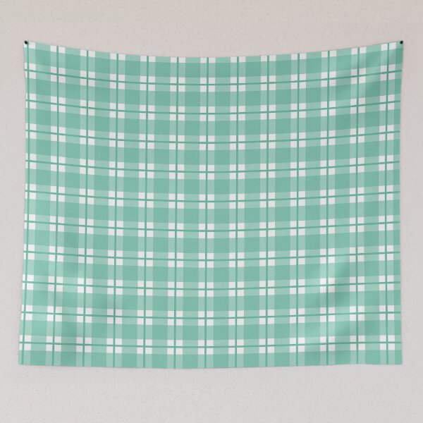 Item preview, Aqua Gingham Plaid check  designed and sold by LittleBettyMakes.