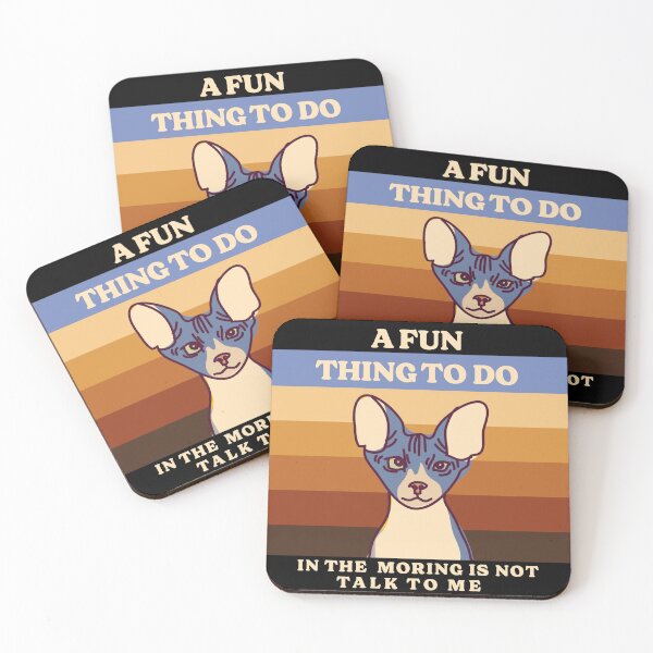 Item preview, A FUN THING TO DO IN THE MORING IS NOT TALK TO ME designed and sold by Ndli.