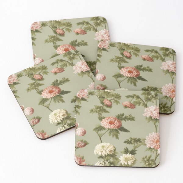 Item preview, Throw Pillow With Beautiful Floral Pattern - Granny Chic Home Decor designed and sold by Sowari-Pillows.
