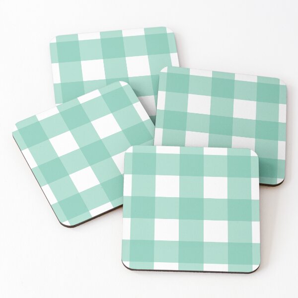 Item preview, Aqua Gingham Check  designed and sold by LittleBettyMakes.