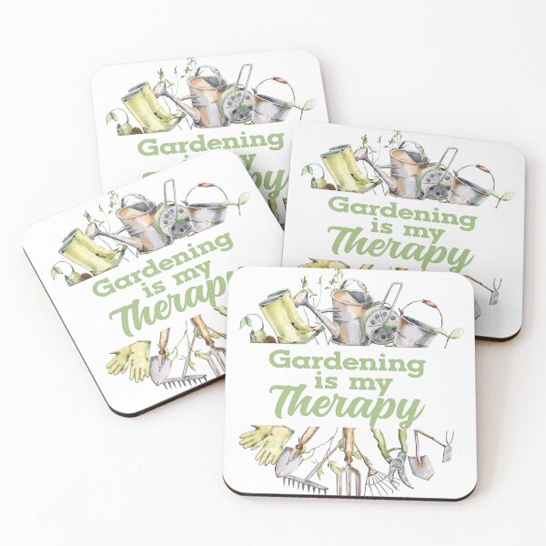 Item preview, Gardening is my therapy designed and sold by Lisa Weber.