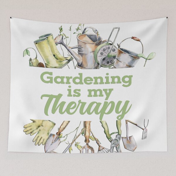 Item preview, Gardening is my therapy designed and sold by Lisa Weber.