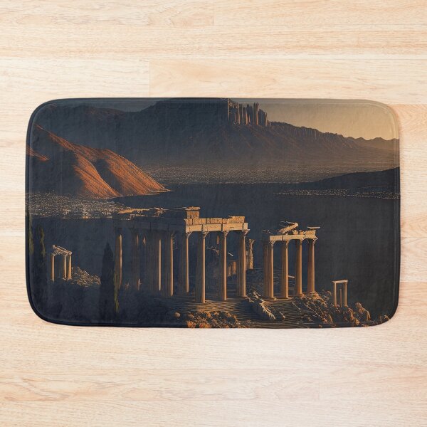 Item preview, Ancient Greece Akropolis landscape at dawn designed and sold by RK - Shop.