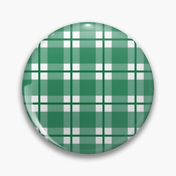 Item preview, Deep green and white gingham plaid check  designed and sold by LittleBettyMakes.