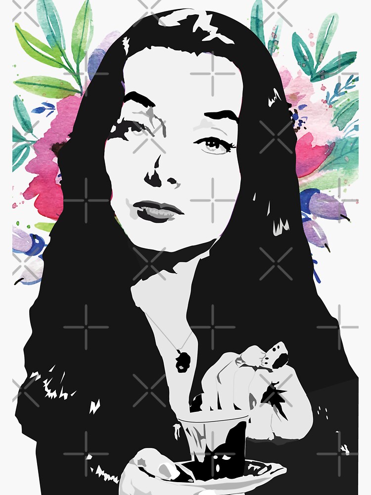 Morticia (the Addams family) Carolyn Jones by mayerarts
