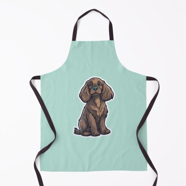 Item preview, Cute Cuddly Chocolate Cartoon Brown Cocker Spaniel Design for Dog Lovers designed and sold by Stickerpets.