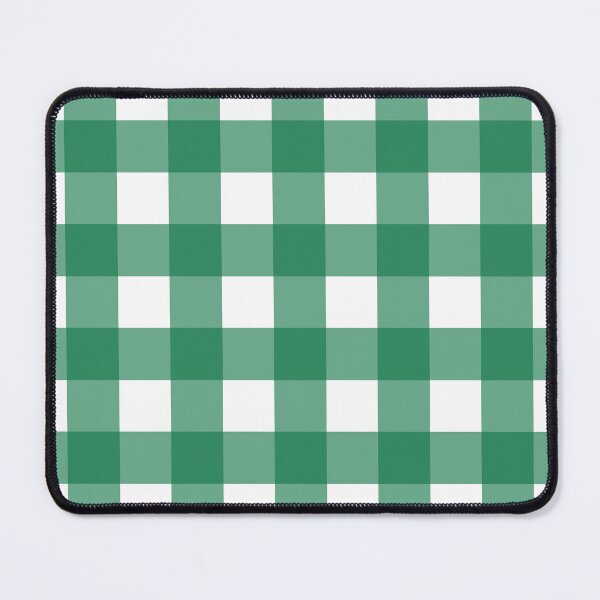 Item preview, Deep green and white gingham check designed and sold by LittleBettyMakes.