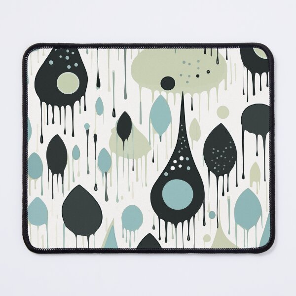 Item preview, Sixties Retro Raindrops designed and sold by Monochrome-Dog.