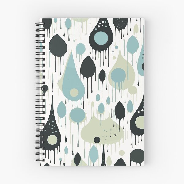 Item preview, Sixties Retro Raindrops designed and sold by Monochrome-Dog.