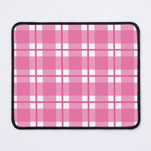 Item preview, Deep pink and white gingham plaid check designed and sold by LittleBettyMakes.
