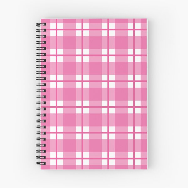 Item preview, Deep pink and white gingham plaid check  designed and sold by LittleBettyMakes.