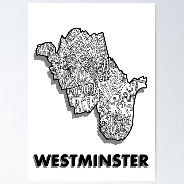 Item preview, Westminster - London Boroughs designed and sold by damnfinecuppa.