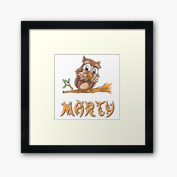 Marty Owl Framed Art Print