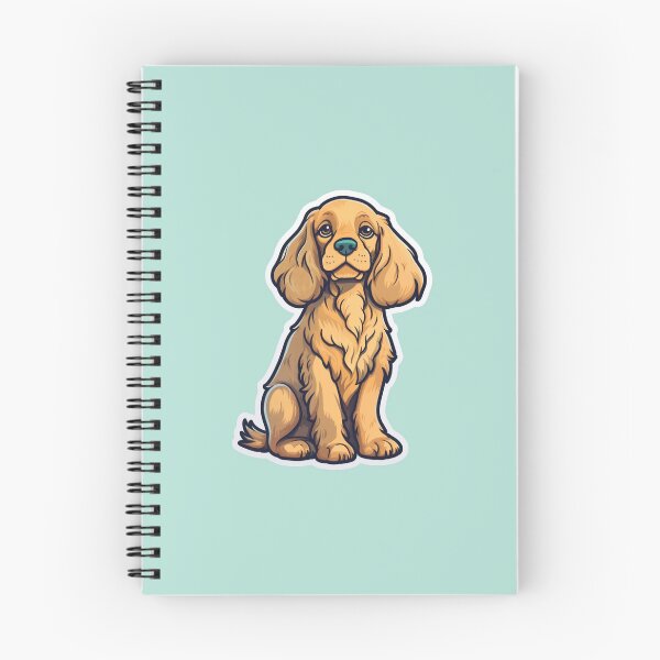 Item preview, Cute Light Brown Chocolate Cartoon Brown Cocker Spaniel Design for Dog Lovers designed and sold by Stickerpets.