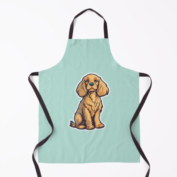 Item preview, Cute Light Brown Chocolate Cartoon Brown Cocker Spaniel Design for Dog Lovers designed and sold by Stickerpets.