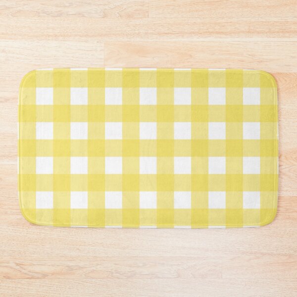 Item preview, Yellow and white gingham check designed and sold by LittleBettyMakes.