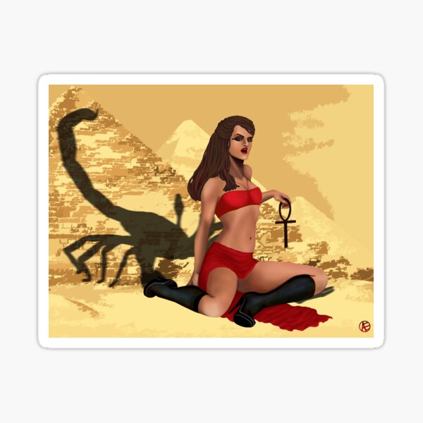 Serket, Badass Egyptian Goddess of Magic and Medicine Sticker