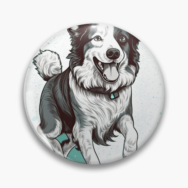 Artikelvorschau, Border Collie Love Design: Niedliches Schäferhund-Design entworfen und verkauft von DooodleGod.