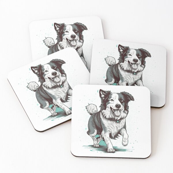 Artikelvorschau, Border Collie Love Design: Niedliches Schäferhund-Design entworfen und verkauft von DooodleGod.