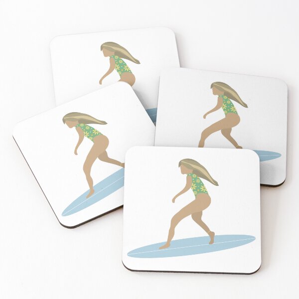 Item preview, Surfer Girl Flower Power designed and sold by derbyks.